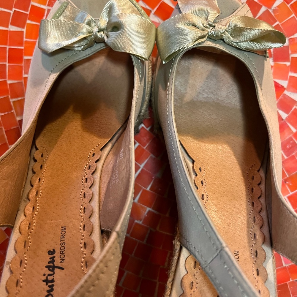 Nordstrom green wedge